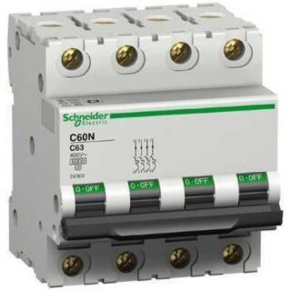 SCHNEIDER ELECTRIC - Interruptor automático magnetotérmico iC60N 4P 32A curva-C