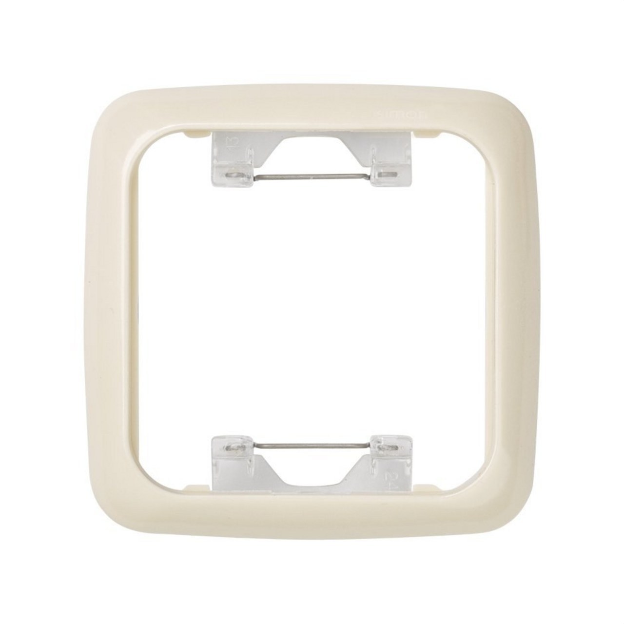 SIMON - Marco Simon 31 con 1 elemento 87x87 marfil - Imagen 2