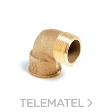 CONEX/BANNINGER - CODO 3092 M-H 3/8 BRONCE ROSC.