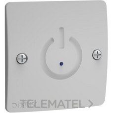 DINUY - Pulsador Pulsatemp empotrar táctil 3 hilos blanco - Imagen 2