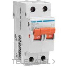 HAGER - Interruptor automático MN 1P+N 6A curva-C