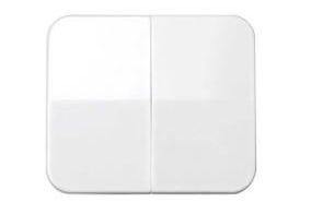 SIMON - Tecla para 2 interruptores O conmutadores Simon 75 blanco nieve