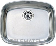 TEKA - Fregadero bajo encimera acero inoxidable BE-50 40 155x400