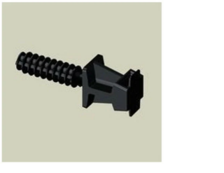 UNEX - Taco presión U63X diámetro 8mm poliamida 6 negro